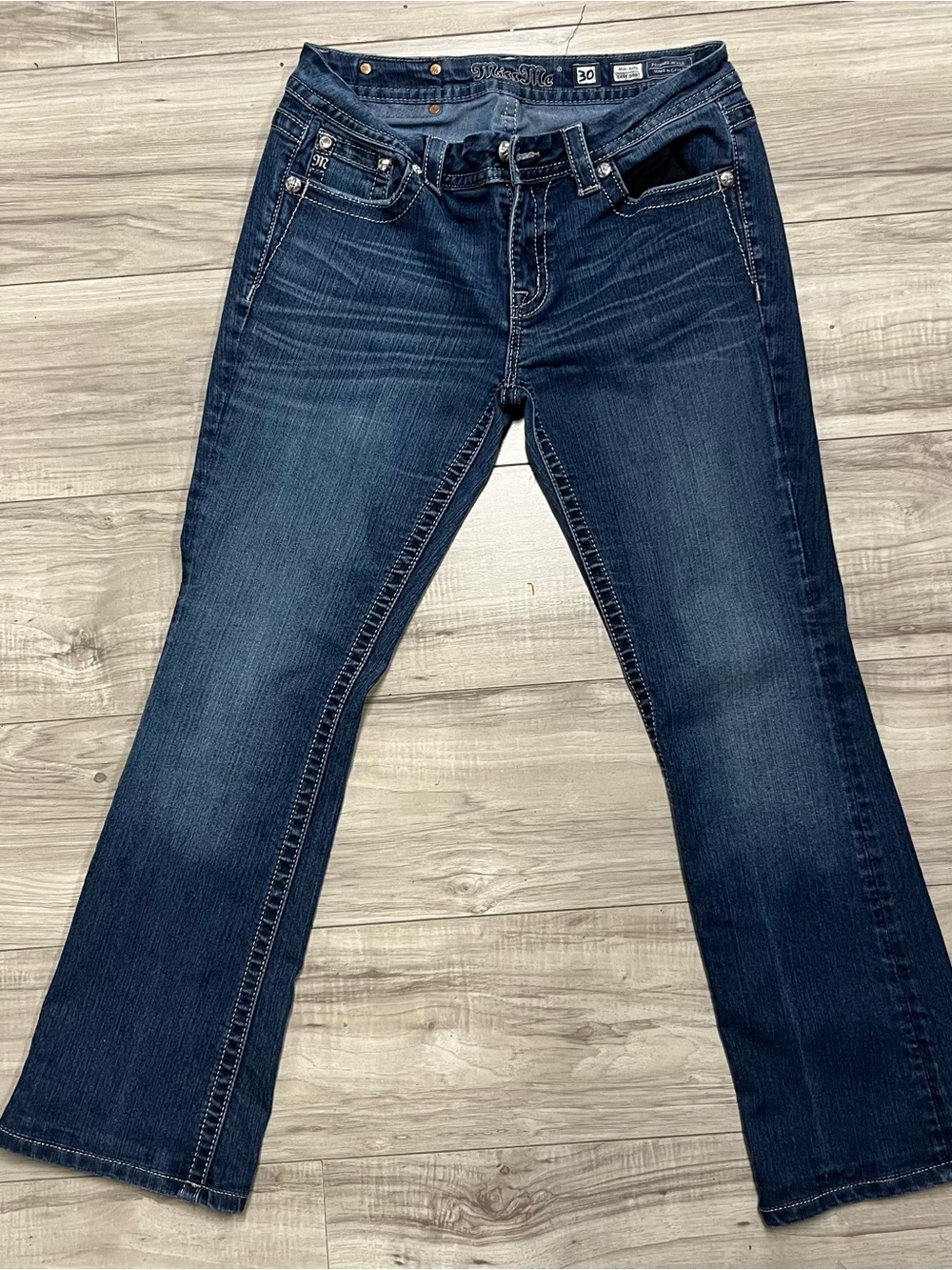 Miss Me Dark Blue Bootcut Jeans
